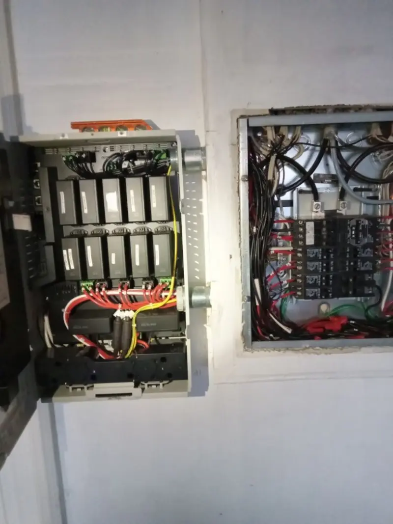 Electrical panel upgrade completed for Security Camera Wiring in Hasbrouck Heights
